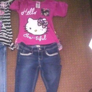 7/8 girls hello kitty